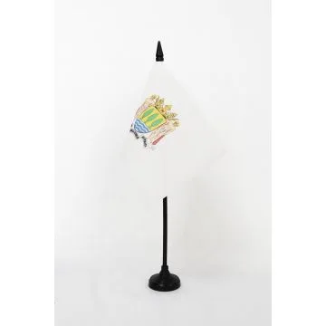 DRAPEAU DE TABLE PROVINCE DE GUIPUSCOA 15x10cm - PETIT DRAPEAUX DE BUREAU GIPUZKOA AU PAYS BASQUE 10 x 15 cm