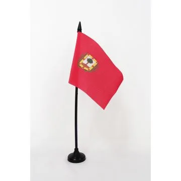 DRAPEAU DE TABLE PROVINCE DE BISCAYE 15x10cm - PETIT DRAPEAUX DE BUREAU VIZCAYA AU PAYS BASQUE 10 x 15 cm