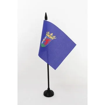 DRAPEAU DE TABLE PROVINCE DE BADAJOZ 15x10cm - PETIT DRAPEAUX DE BUREAU BADAJOZ EN ESTREMADURE 10 x 15 cm