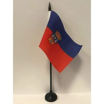 DRAPEAU DE TABLE PROVINCE DE LUGO 15x10cm - PETIT DRAPEAUX DE BUREAU LUGO EN GALICE 10 x 15 cm