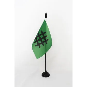 DRAPEAU DE TABLE GARDE DE FER DE ROUMANIE 15x10cm - PETIT DRAPEAUX DE BUREAU DE LA LÉGION DE L\'ARCHANGE MICHEL 10 x 15 cm
