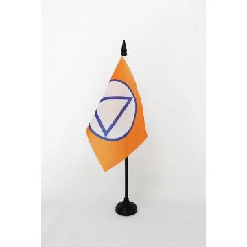 DRAPEAU DE TABLE LIGUE NATIONALE FLAMANDE 1933-1945 15x10cm - PETIT DRAPEAUX DE BUREAU DU VNV 10 x 15 cm