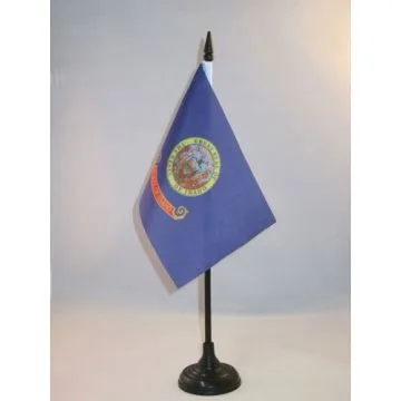 DRAPEAU DE TABLE IDAHO 15x10cm - PETIT DRAPEAUX DE BUREAU ETAT AMÉRICAIN - USA - ETATS-UNIS 10 x 15 cm