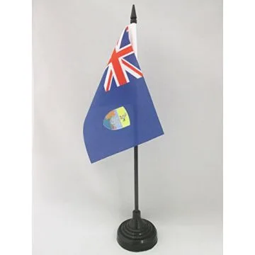 DRAPEAU DE TABLE SAINT-HÉLÈNE 15x10cm - PETIT DRAPEAUX DE BUREAU BRITANNIQUE 10 x 15 cm