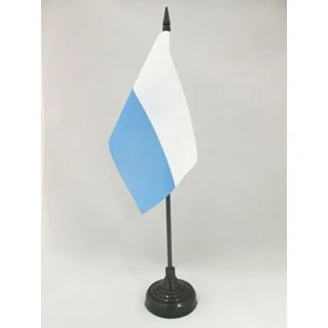 DRAPEAU DE TABLE SAINT MARIN SANS ARMOIRIES 15x10cm - PETIT DRAPEAUX DE BUREAU CIVIL SAINT-MARINAIS 10 x 15 cm