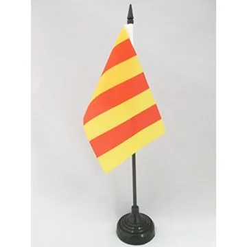 DRAPEAU DE TABLE COMTÉ DE PROVENCE 15x10cm - PETIT DRAPEAUX DE BUREAU PROVENÇAL 10 x 15 cm