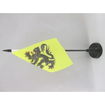 DRAPEAU DE TABLE NORD-PAS-DE-CALAIS 15x10cm - PETIT DRAPEAUX DE BUREAU PROVINCE FLANDRE FRANÇAISE 10 x 15 cm