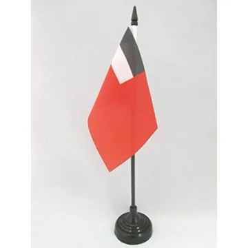 DRAPEAU DE TABLE GEORGIE ANCIEN 15x10cm - PETIT DRAPEAUX DE BUREAU GÉORGIEN 10 x 15 cm