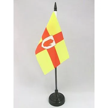 DRAPEAU DE TABLE ULSTER 15x10cm - PETIT DRAPEAUX DE BUREAU IRLANDAIS - IRLANDE 10 x 15 cm