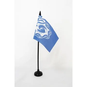DRAPEAU DE TABLE SEATTLE CITY 15x10cm - PETIT DRAPEAUX DE BUREAU ÉTAT DE WASHINGTON - USA 10 x 15 cm