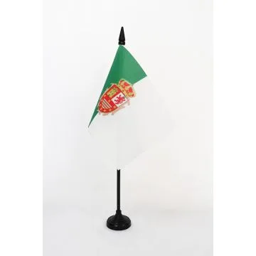 DRAPEAU DE TABLE FUERTEVENTURA 15x10cm - PETIT DRAPEAUX DE BUREAU DE FUERTEVENTURA - ILES CANARIES 10 x 15 cm
