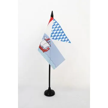 DRAPEAU DE TABLE BELFAST 15x10cm - PETIT DRAPEAUX DE BUREAU IRLANDE DU NORD - ULSTER 10 x 15 cm