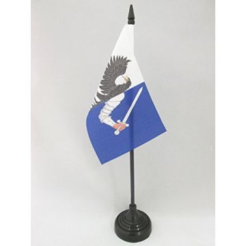 DRAPEAU DE TABLE CONNACHT 15x10cm - PETIT DRAPEAUX DE BUREAU DE CONNAUGHT - IRLANDE 10 x 15 cm