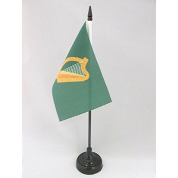 DRAPEAU DE TABLE LEINSTER 15x10cm - PETIT DRAPEAUX DE BUREAU IRLANDAIS - IRLANDE 10 x 15 cm