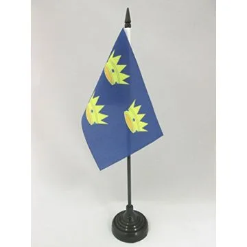 DRAPEAU DE TABLE MUNSTER 15x10cm - PETIT DRAPEAUX DE BUREAU IRLANDAIS - IRLANDE 10 x 15 cm
