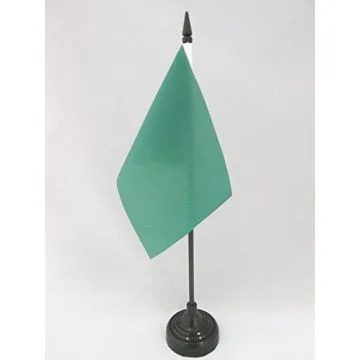 DRAPEAU DE TABLE COMMISSAIRE DE COURSE VERT 15x10cm - PETIT DRAPEAUX DE BUREAU FIN DE LA ZONE DE DANGER 10 x 15 cm
