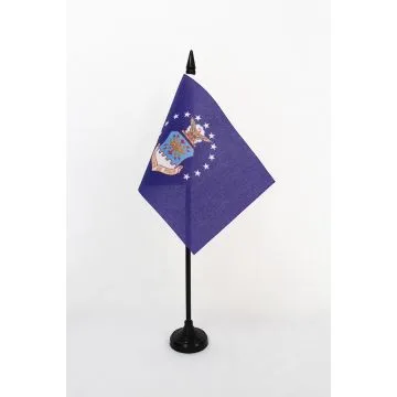 DRAPEAU DE TABLE FORCE AÉRIENNE DES ÉTATS-UNIS 15x10cm - PETIT DRAPEAUX DE BUREAU US AIR FORCE - USA 10 x 15 cm