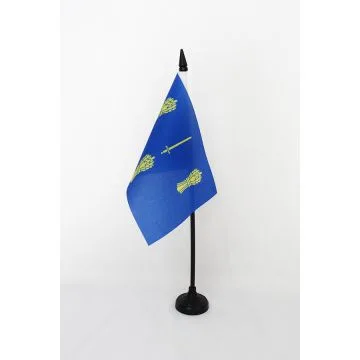 DRAPEAU DE TABLE COMTÉ DE CHESHIRE 15x10cm - PETIT DRAPEAUX DE BUREAU COUNTY OF CHES. - ANGLETERRE 10 x 15 cm