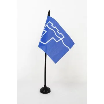 DRAPEAU DE TABLE COMTÉ DU TYNE AND WEAR 15x10cm - PETIT DRAPEAUX DE BUREAU COUNTY OF TYNE AND WEAR - ANGLETERRE 10 x 15 cm