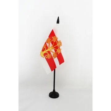 DRAPEAU DE TABLE COMTÉ DE WESTMORLAND 15x10cm - PETIT DRAPEAUX DE BUREAU COUNTY OF WESTMORLAND - ANGLETERRE 10 x 15 cm
