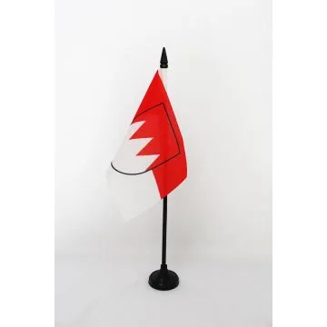 DRAPEAU DE TABLE FRANCONIE 15x10cm - PETIT DRAPEAUX DE BUREAU DE BAVIÈRE - ALLEMAGNE 10 x 15 cm