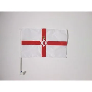 Drapeau de voiture IRLANDE DU NORD 45x30cm - Carflag NORD IRLANDAIS 30 x 45 cm