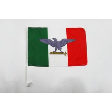Autoflagge Italienische Sozialrepublik RSI 45 x 30 cm