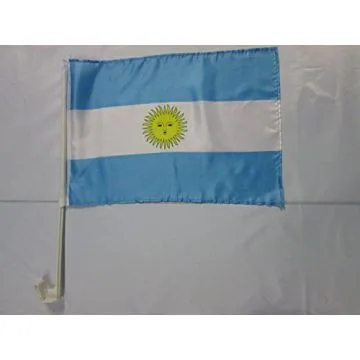Drapeau de voiture ARGENTINE 45x30cm - Carflag ARGENTIN 30 x 45 cm