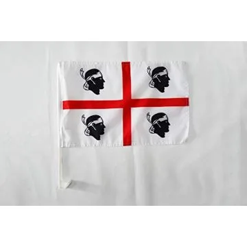Sardinia nationalist Car Flag 18'' x 12''