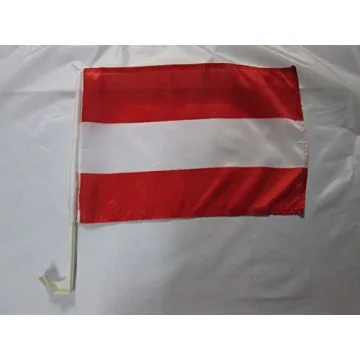 Drapeau de voiture AUTRICHE 45x30cm - Carflag AUTRICHIEN 30 x 45 cm