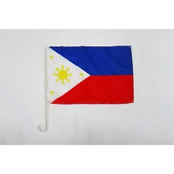 Drapeau de voiture Philippines 45x30cm - Carflag philippin 30 x 45 cm