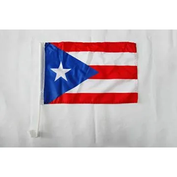 Drapeau de voiture Porto Rico 45x30cm - Carflag portoricain 30 x 45 cm