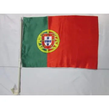 Drapeau de voiture PORTUGAL 45x30cm - Carflag PORTUGAIS 30 x 45 cm