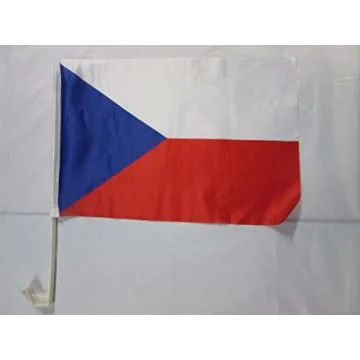 Drapeau de voiture RÉPUBLIQUE TCHÈQUE 45x30cm - Carflag TCHÈQUE 30 x 45 cm