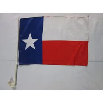 Drapeau de voiture TEXAS 45x30cm - Carflag TEXAN - ETAT AMÉRICAIN - USA - ETATS-UNIS 30 x 45 cm