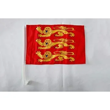 Drapeau de voiture Haute-Normandie 45x30cm - Carflag haut-normand - France 30 x 45 cm
