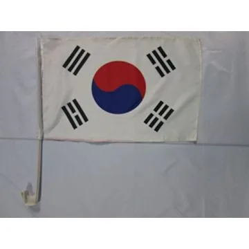 Drapeau de voiture CORÉE DU SUD 45x30cm - Carflag CORÉEN 30 x 45 cm