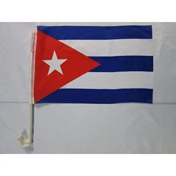 Drapeau de voiture CUBA 45x30cm - Carflag CUBAIN 30 x 45 cm