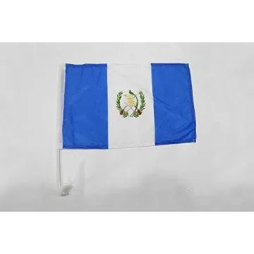 Drapeau de voiture Guatemala 45x30cm - Carflag guatémaltèque 30 x 45 cm