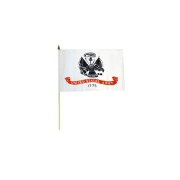 DRAPEAU USA 1775 45x30cm HAMPE en bois - LOT DE 10 DRAPEAUX AMÉRICAIN ? ARMÉE ETATS-UNIS  30 x 45 cm