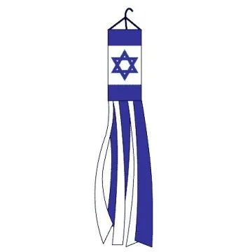 DRAPEAU MANCHE A AIR ISRAËL 150cm - WINDSOCK ISRAÉLIEN 150 cm