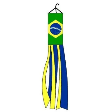 DRAPEAU MANCHE A AIR BRÉSIL 150cm - WINDSOCK BRÉSILIEN 150 cm