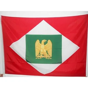 DRAPEAU ROYAUME D\'ITALIE 1805?1814 90x60cm - DRAPEAU NAPOLÉON BONAPARTE 60 x 90 cm Fourreau pour hampe