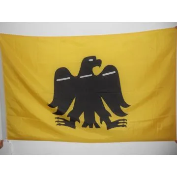 DRAPEAU PAYS BASQUE ARRANO BELTZA 90x60cm - DRAPEAU AIGLE NOIR EUSKAL HERRIA 60 x 90 cm Fourreau pour hampe