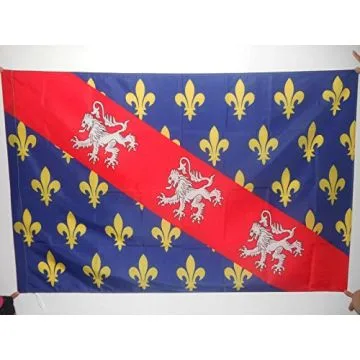 DRAPEAU DÉPARTEMENT DE LA CREUSE 90x60cm - DRAPEAU FRANCE 60 x 90 cm Fourreau pour hampe