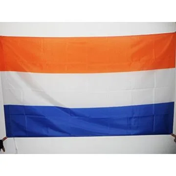 DRAPEAU PAYS-BAS DU PRINCE 90x60cm - DRAPEAU HOLLANDAIS ORANGE - PRINSENVLAG 60 x 90 cm Fourreau pour hampe