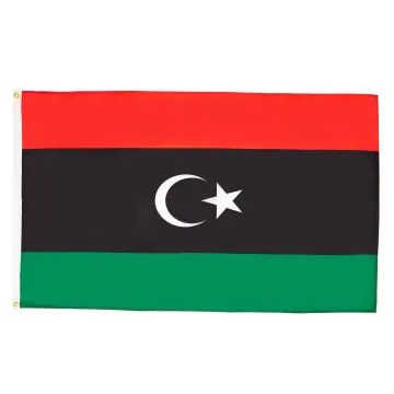DRAPEAU LIBYE 90x60cm - DRAPEAU LIBYEN 60 x 90 cm - DRAPEAUX