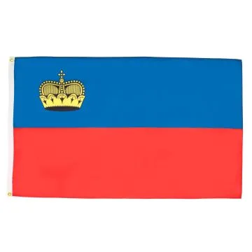 DRAPEAU LIECHTENSTEIN 90x60cm - DRAPEAU LIECHTENSTEINOIS 60 x 90 cm - DRAPEAUX