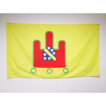 DRAPEAU CANTAL 90x60cm - DRAPEAU DÍ?PARTEMENT FRANÍ?AIS - AUVERGNE 60 x 90 cm Fourreau pour hampe