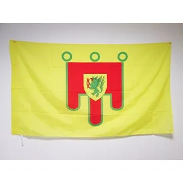 DRAPEAU PUY-DE-DÍ?ME 90x60cm - DRAPEAU DÍ?PARTEMENT FRANÍ?AIS - AUVERGNE 60 x 90 cm Fourreau pour hampe